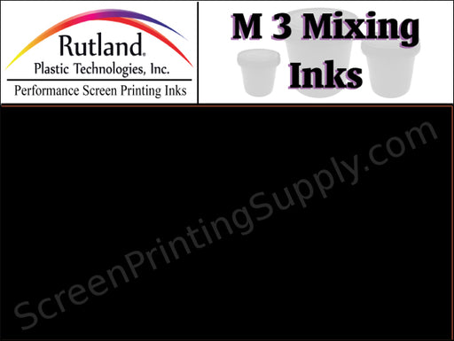 Rutland M3 Mixing Ink - Black | Screen Printing Ink