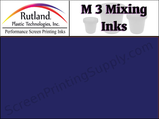 Rutland M3 Mixing Ink - Blue #2 | Screen Printing Ink