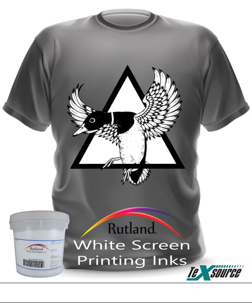 Rutland Silky Cotton White Ink | Screen Printing Ink | Texsource