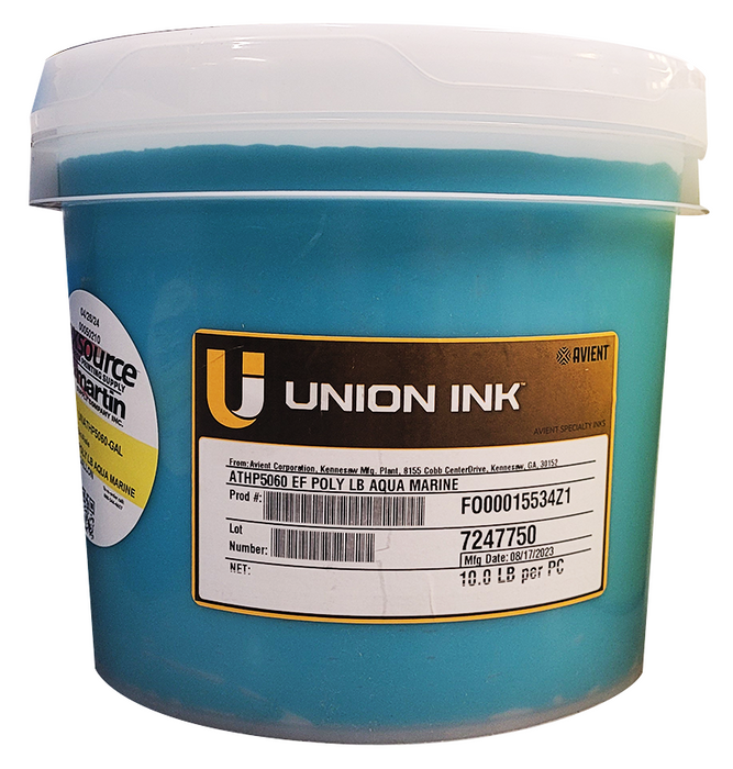 Clearance Union Polyester Ink - EF LB Aqua Marine - Gallon
