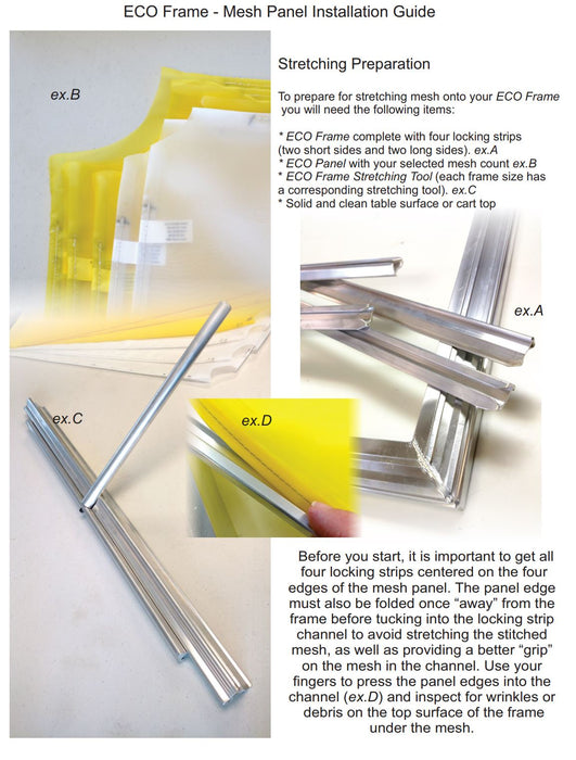 Kit Frame Panel Eco Frame Kit - Frames, Screens, and Tool - 23