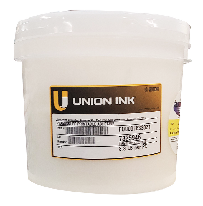 Clearance Union PLAE9080 EF Printable Adhesive - Gallon