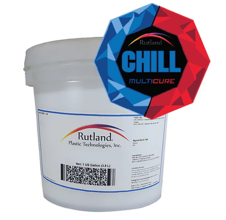Clearance Rutland Chill LB-9800 LB LC Poly White - Gallons