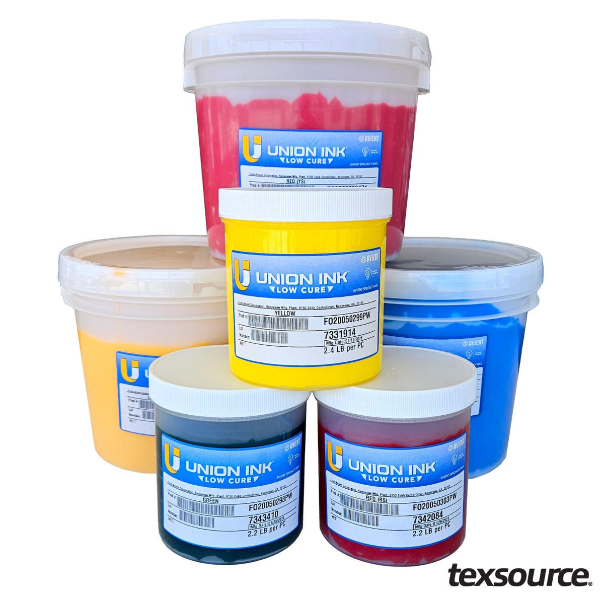 Red Polyeste Ink Union Union Unimix Color Mixing System — Texsource Screen Printing Supply