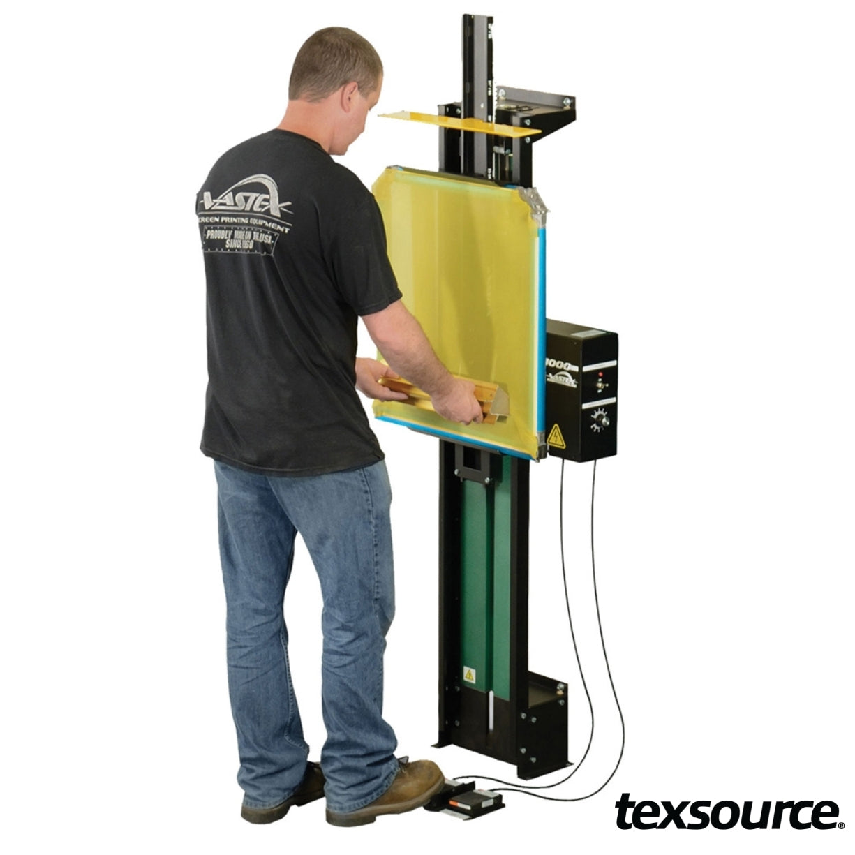 Vastex C1000 SemiAutomatic Screen Coater Rack — Texsource Screen