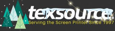 Texsource Screen Print Supply | Texsource Christmas Logo