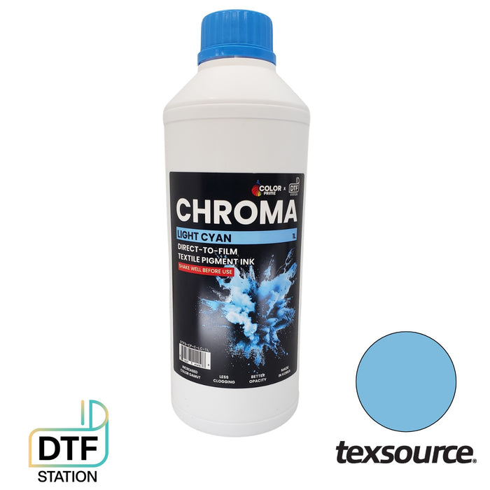 DTF Station - Color Prime Chroma DTF Ink - Light Cyan