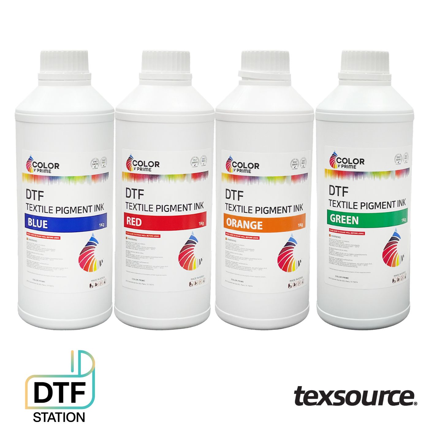 DTF Station - Color Prime RGBO Inks | Texsource