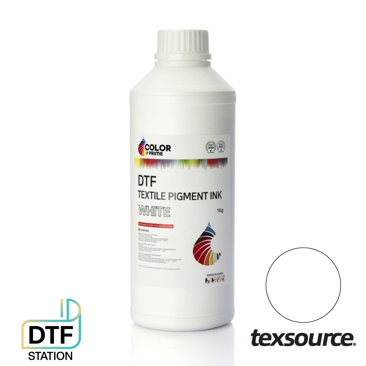 DTF Station - Color Prime Ink - White (W) | Texsource