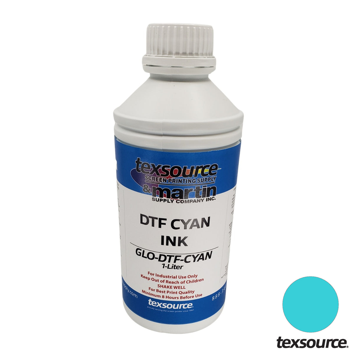 DTF Ink - Cyan - 1L Refill — Texsource Screen Printing Supply