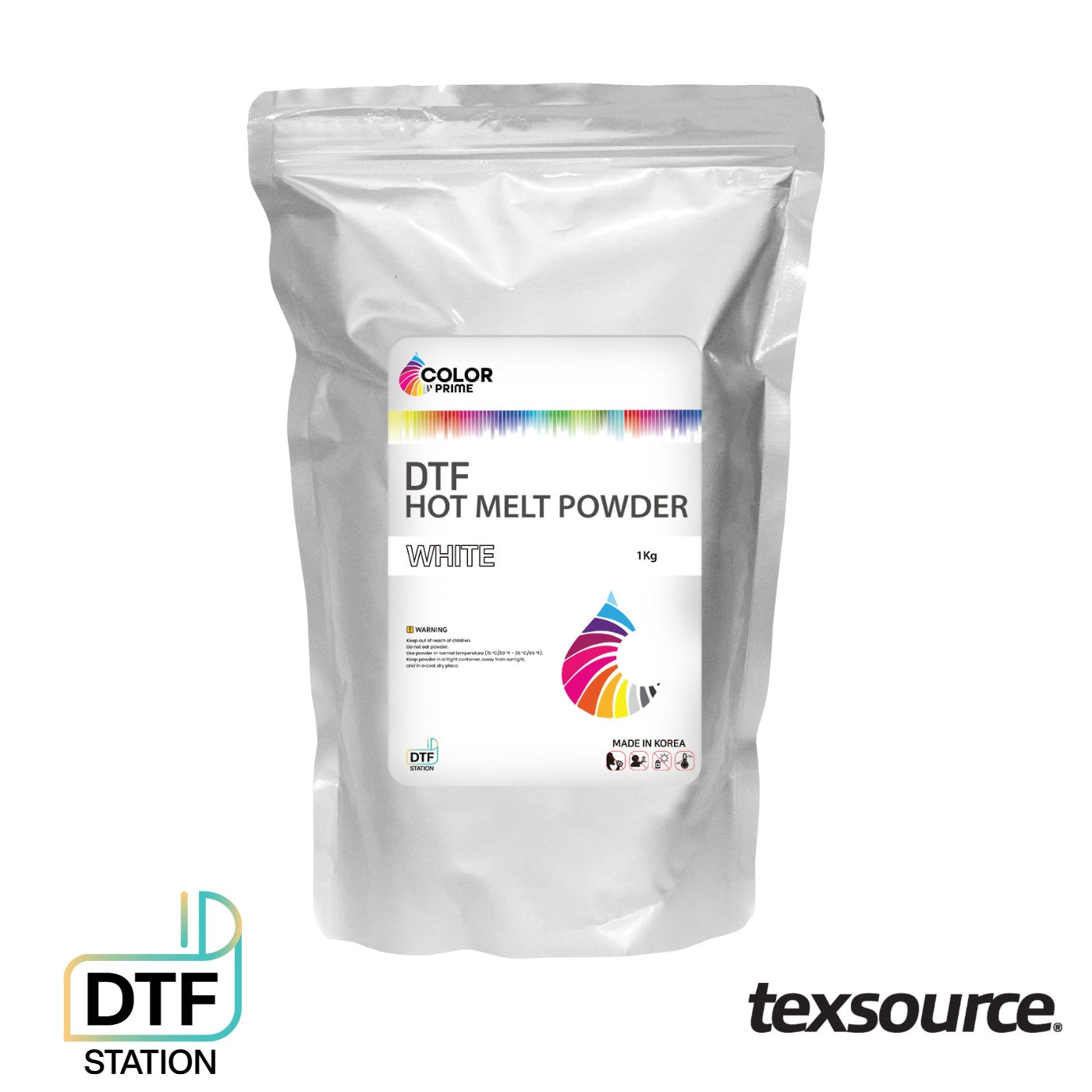 DTF Station Transfer Powder - White | 1kg