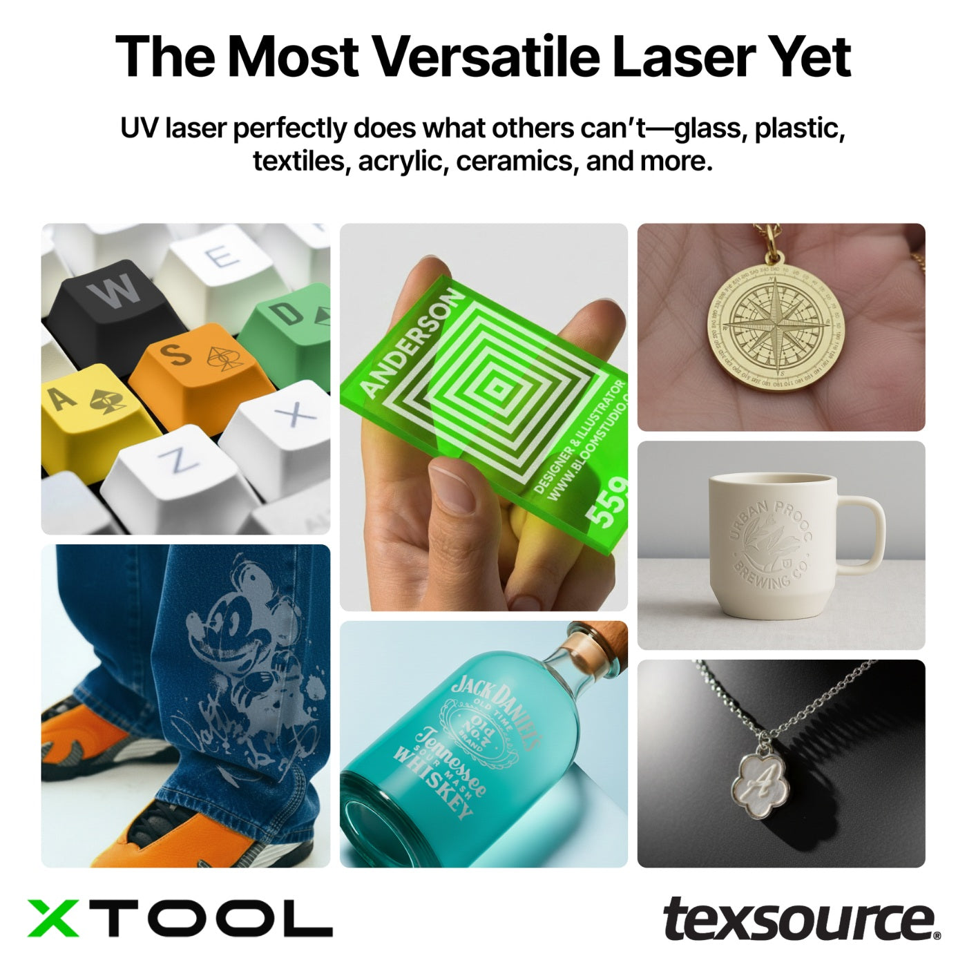 xTool F2 Ultra UV - 5W UV Laser Engraver Demo | Texsource