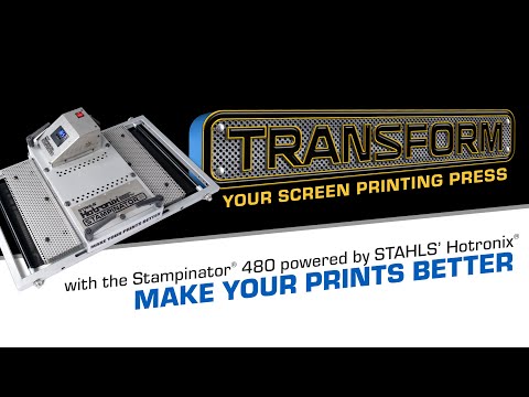 Stahls Hotronix Stampinator 480 In-Line Heat Press Demo Video | Texsource