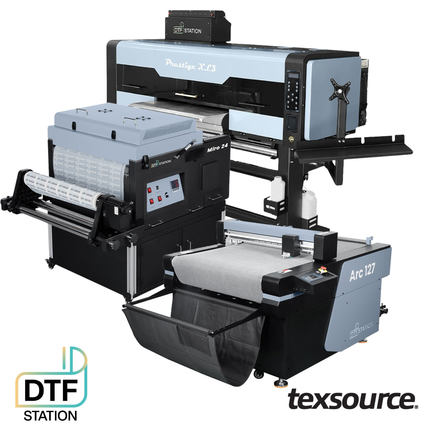 DTF Station - Prestige XL3 - Miro 24 - Arc 127 Cutter DTF Printer BUNDLE