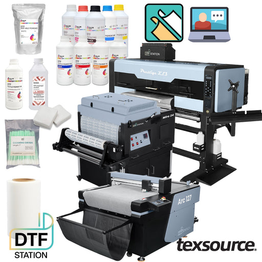 DTF Station - Prestige XL3 - Miro 24 - Arc 127 Cutter DTF Printer BUNDLE