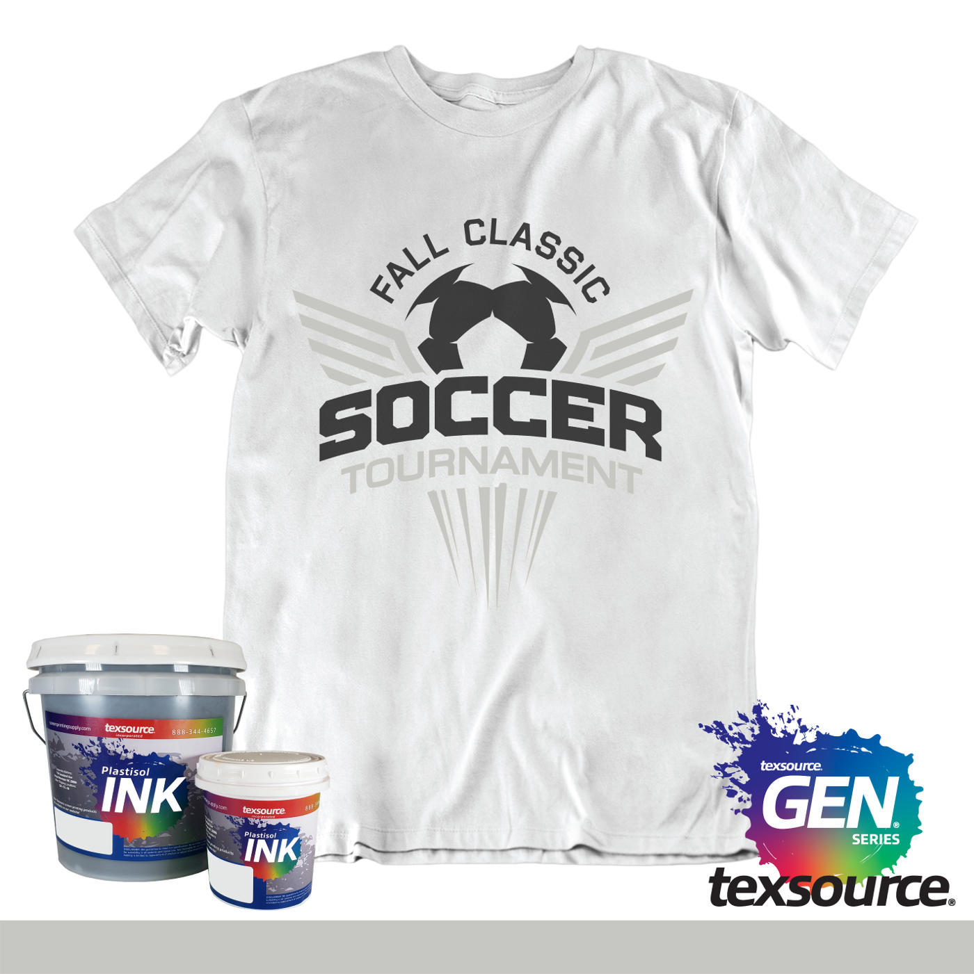 Texsource GEN 11330 - Russell Gray — Texsource Screen Printing Supply