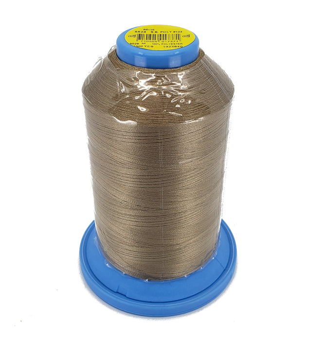 Polyester Embroidery Thread - Beige