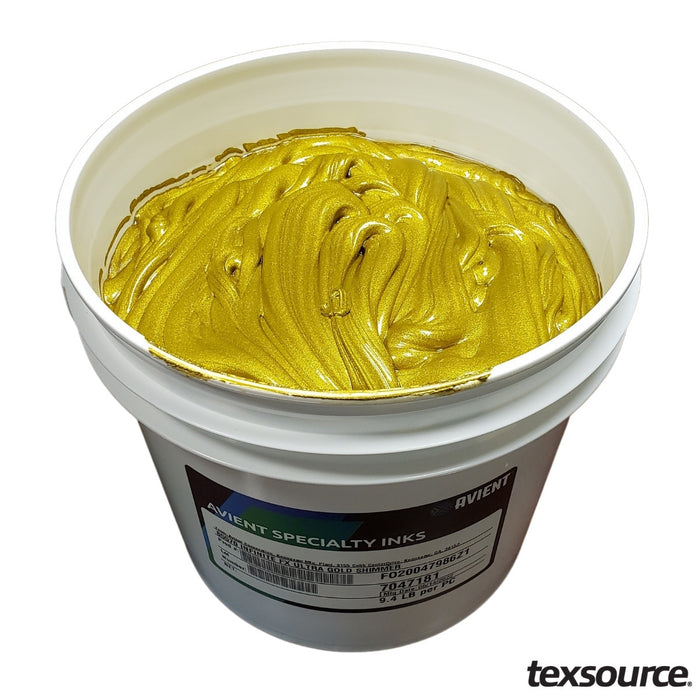 Avient Ui Ink Avient Infinite FX Ink - Ultra Gold Shimmer | Texsource — Texsource ...
