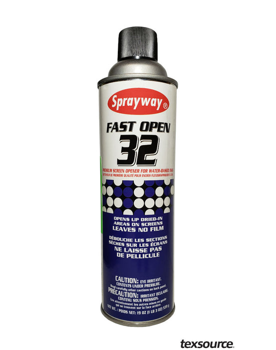 Sprayway Fast Open 32 Water Based Screen Opener | Texsource