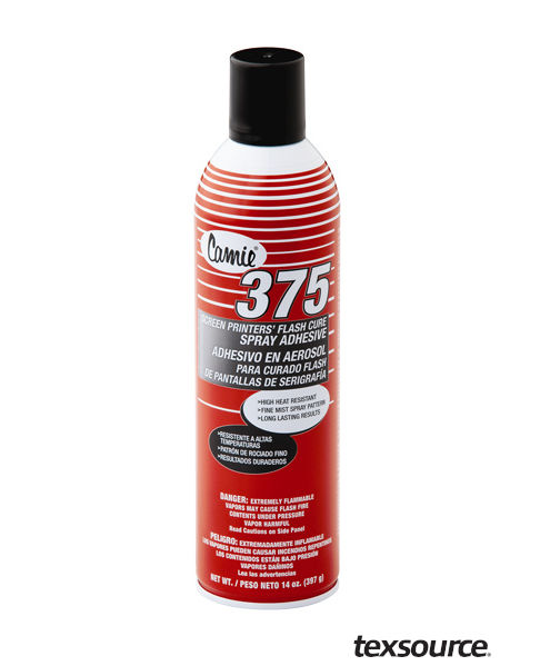 Camie 375 Flash Cure Adhesive for Screen Printing | Texsource