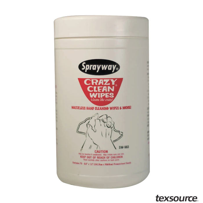 Sprayway Crazy Clean Ink Wipes - Mel-Ray Industries