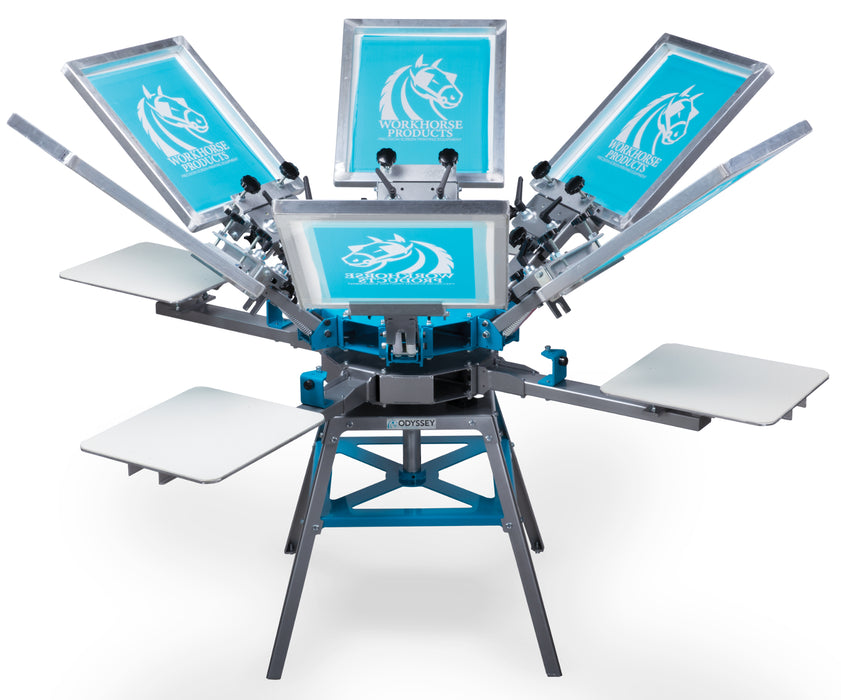 Workhorse Odyssey 6-Color Screen Printing Press | Texsource