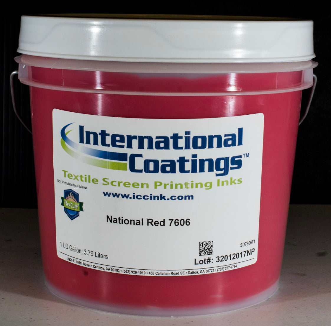 IC 7606 Ink - National Red | Screen Printing Ink | Texsource ...