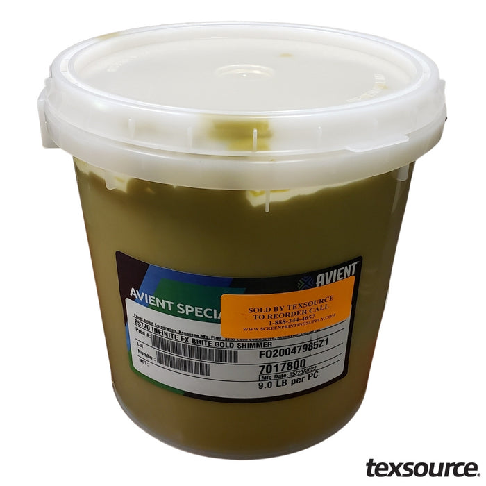 Avient Ui Ink Avient Infinite FX Ink - Brite Gold Shimmer | Texsource — Texsource ...