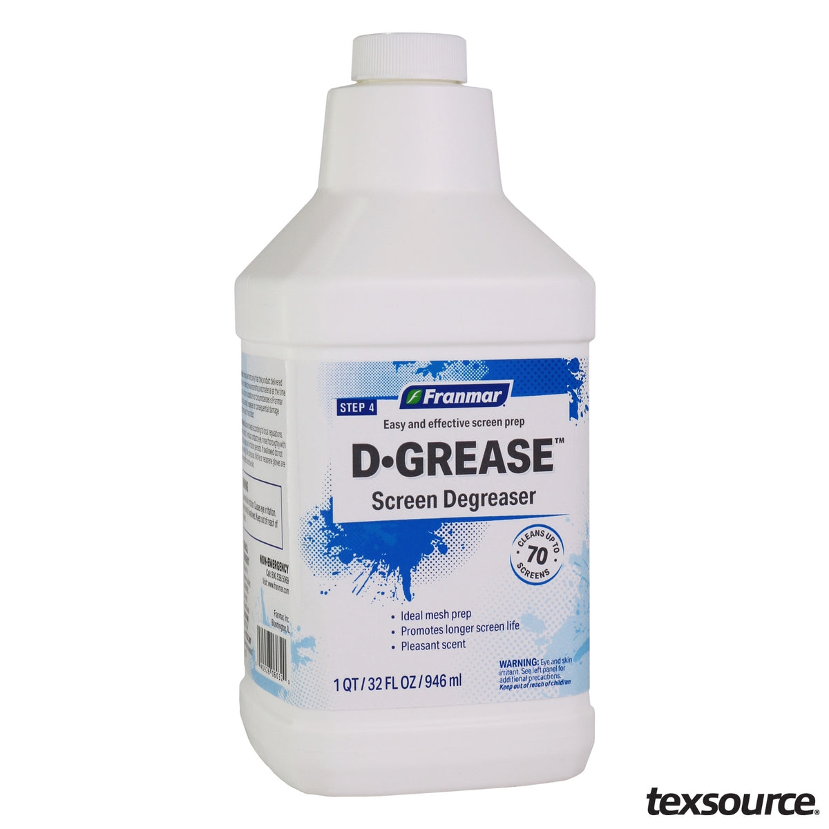 Franmar Screen Degreaser for Screen Printing Texsource — Texsource