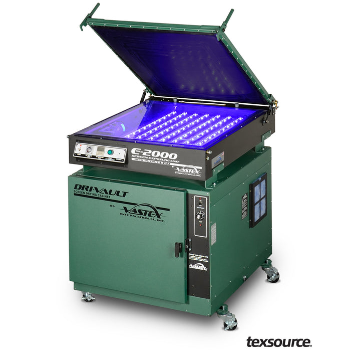 Vastex E-2000 Exposure Unit with Dri-Vault Drying Cabinet Option