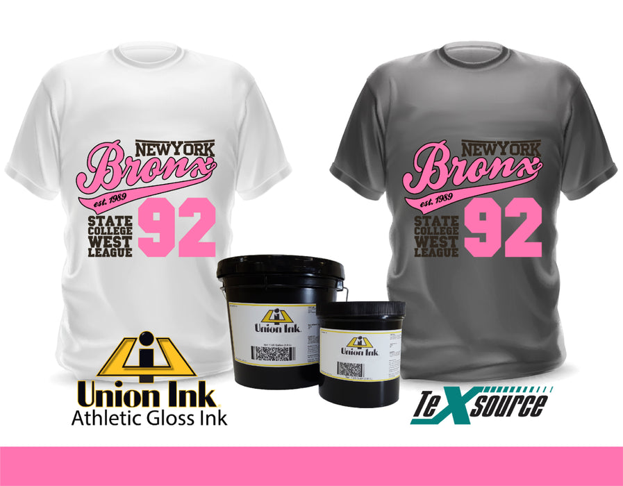 Union Athletic Gloss Ink - Aurora Pink | Screen Printing Ink