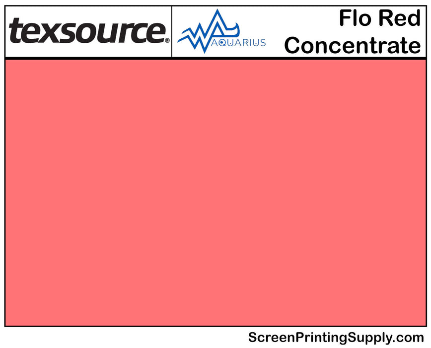 Aquarius Water Based Mixing Pigment - Fluorescent Red | Texsource