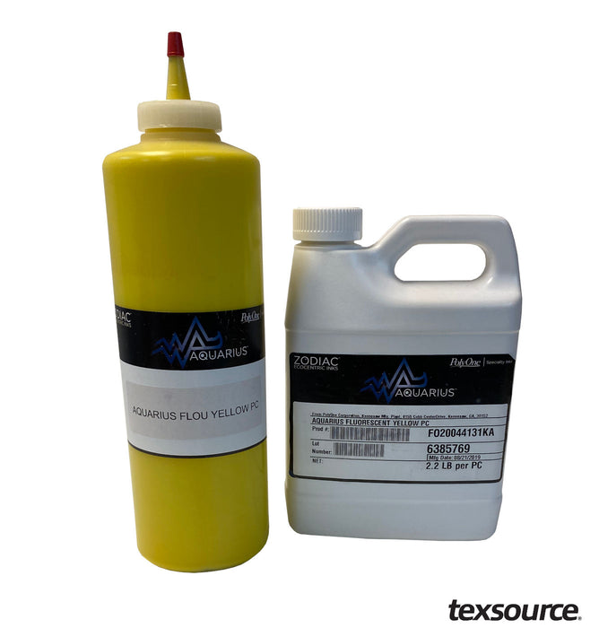 Aquarius Water Based Mixing Pigment - Fluorescent Yellow | Texsource