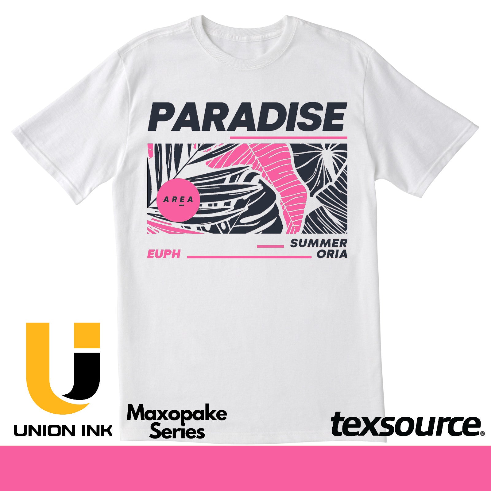 PINKU様 Union Maxopake Ink - Neon Aurora Pink | Screen Printing Ink