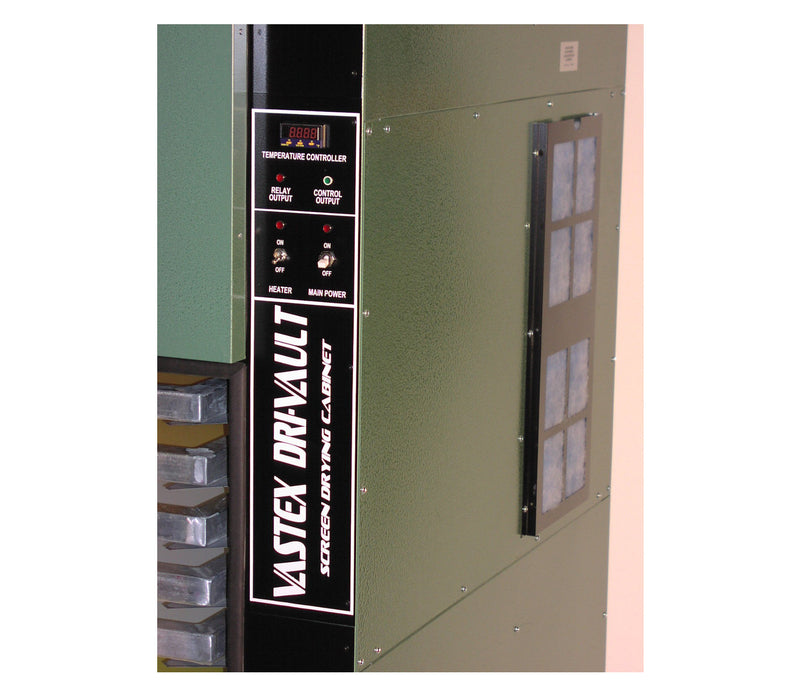 Vastex Dri-Vault 24 Screen Drying Cabinet Control Panel