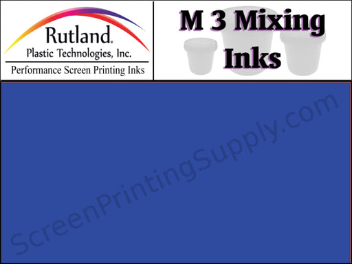 Rutland M3 Mixing Ink - Blue #1 | Screen Printing Ink
