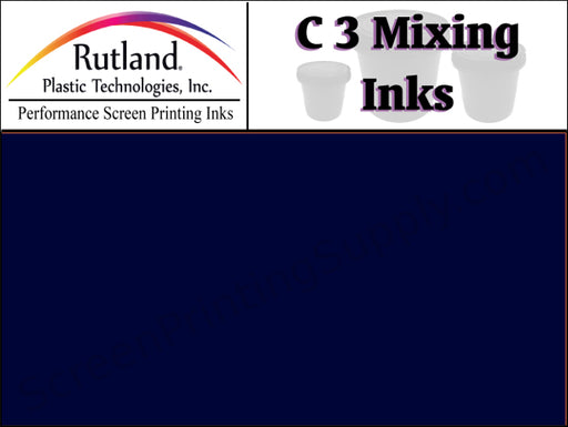 Rutland C3 Mixing Ink - Blue #2 | Screen Printing Ink