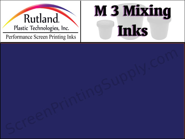 Rutland M3 Mixing Ink - Blue #2 | Screen Printing Ink