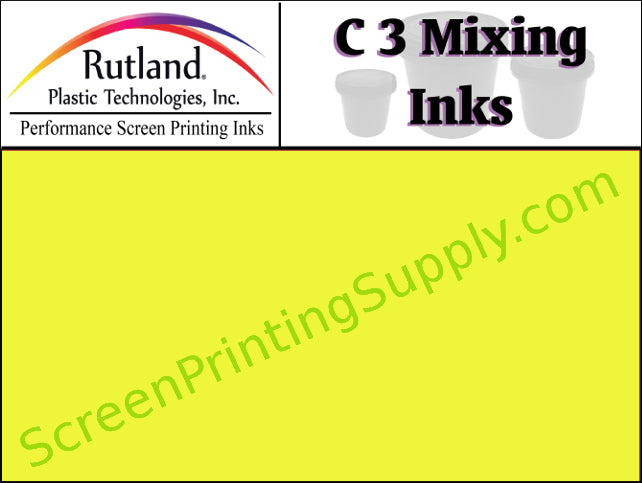 Rutland C3 Mixing Ink - Fluorescent Lemon Yellow