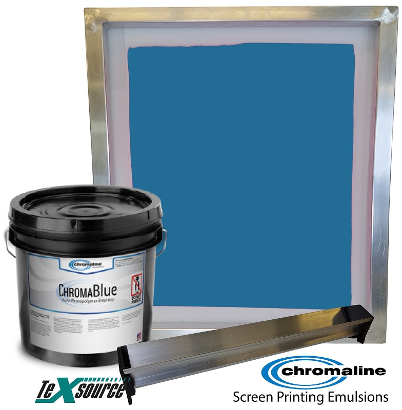 Chromaline ChromaBlue Photopolymer Emulsion  Texsource — Texsource Screen  Printing Supply