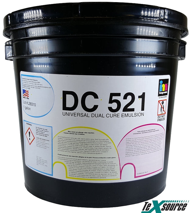 Chromaline DC 521 Dual Cure Emulsion  Texsource — Texsource Screen  Printing Supply