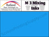 Rutland M3 Mixing Ink - Opaque Fluorescent Blue | Screen Printing Ink