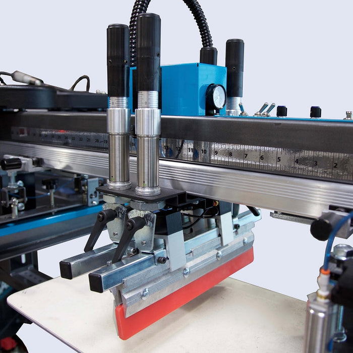 Workhorse Cutlass Automatic Screen Printing Press - Print Head Detail