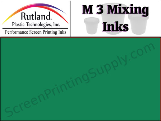 Rutland M3 Mixing Ink - Green | Screen Printing Ink | Texsource