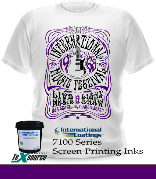 IC 7100 Series Ink - Athletic Purple | Screen Printing Ink | Texsource