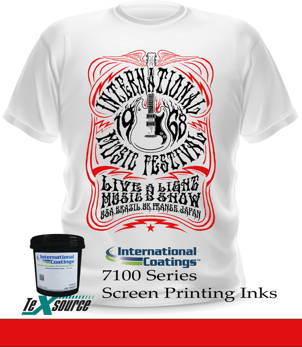 IC 7100 Series Ink - Athletic Scarlet | Screen Printing Ink | Texsource