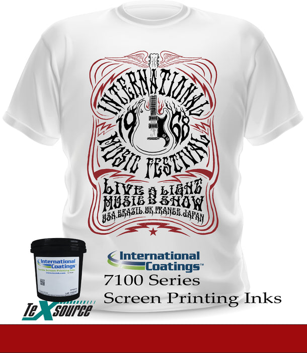 IC 7100 Series Ink - Athletic Cardinal | Screen Printing Ink | Texsource