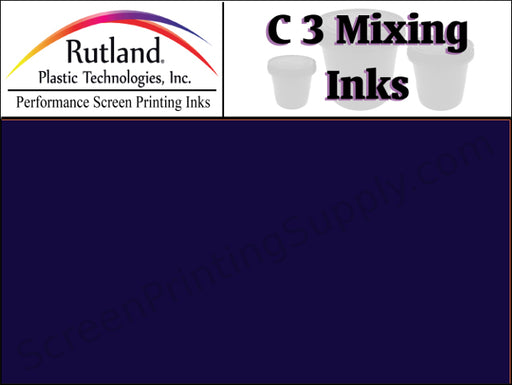 Rutland C3 Mixing Ink - Marine | Screen Printing Ink