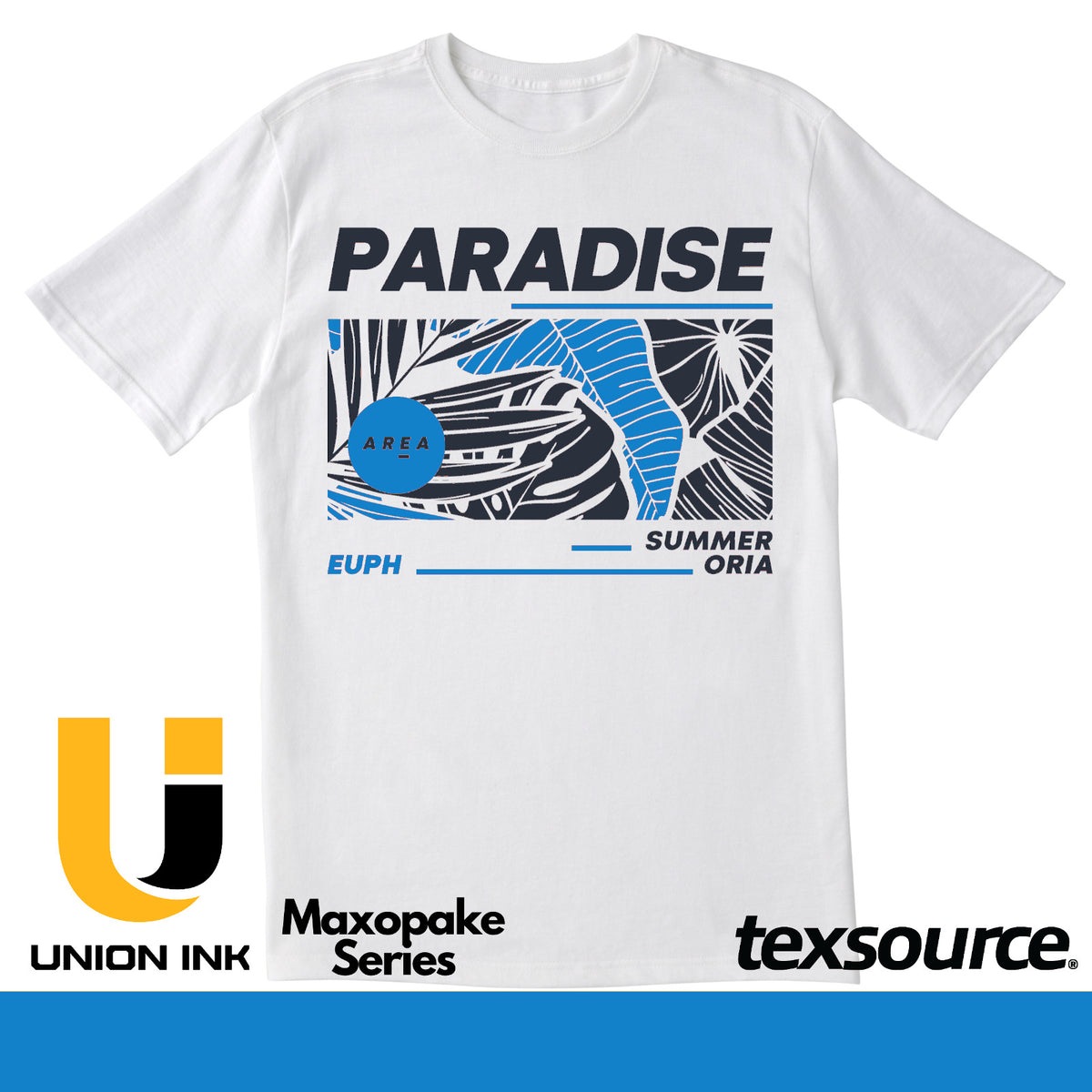 Union Maxopake Ink - Neon Solar Blue | Screen Printing Ink