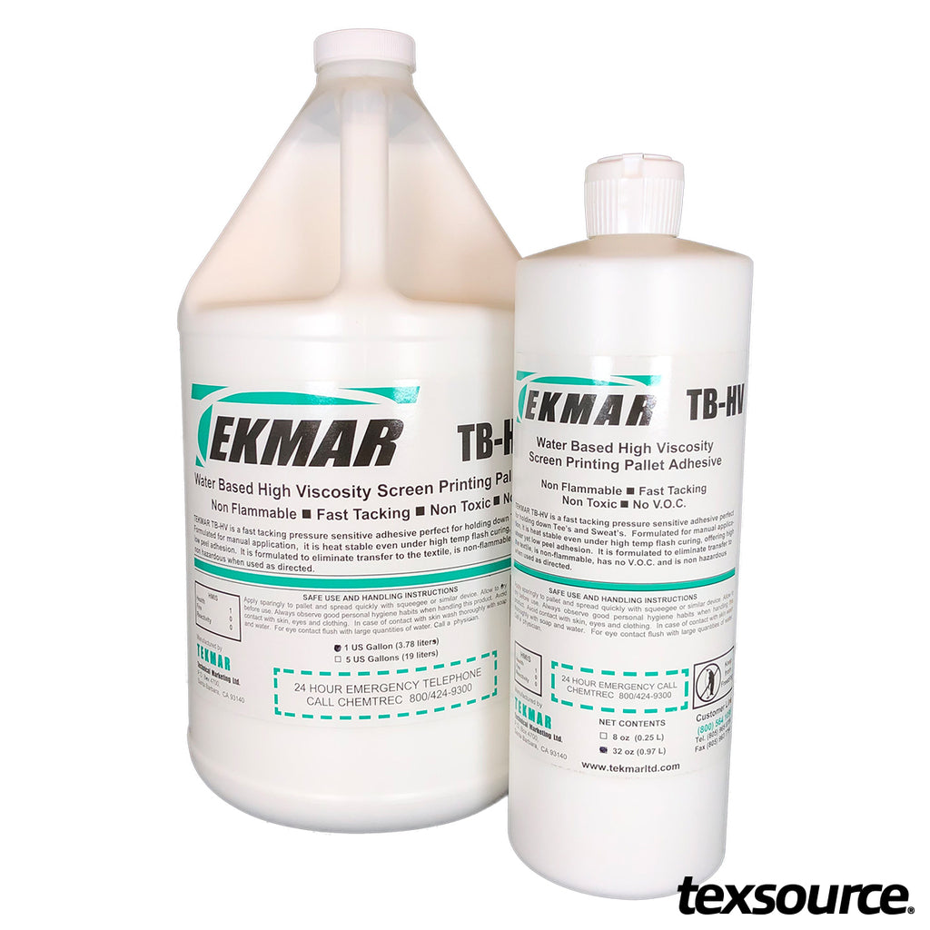 Water Based Adhesives for Screen Printing Texsource — Texsource